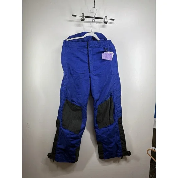 Fila Vintage 1990s Ski Pants Trousers Blue Winter Sports Snow Pants Sz M 91175
